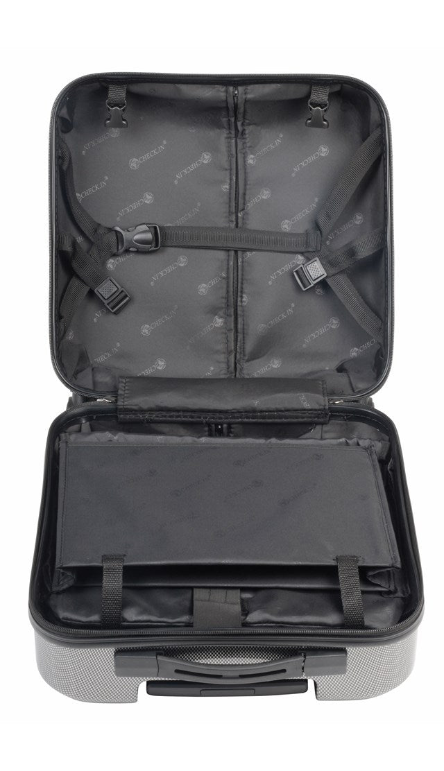 CHECK.IN Cabin Case LONDON 2.0 - Innenansicht - Carbon schwarz