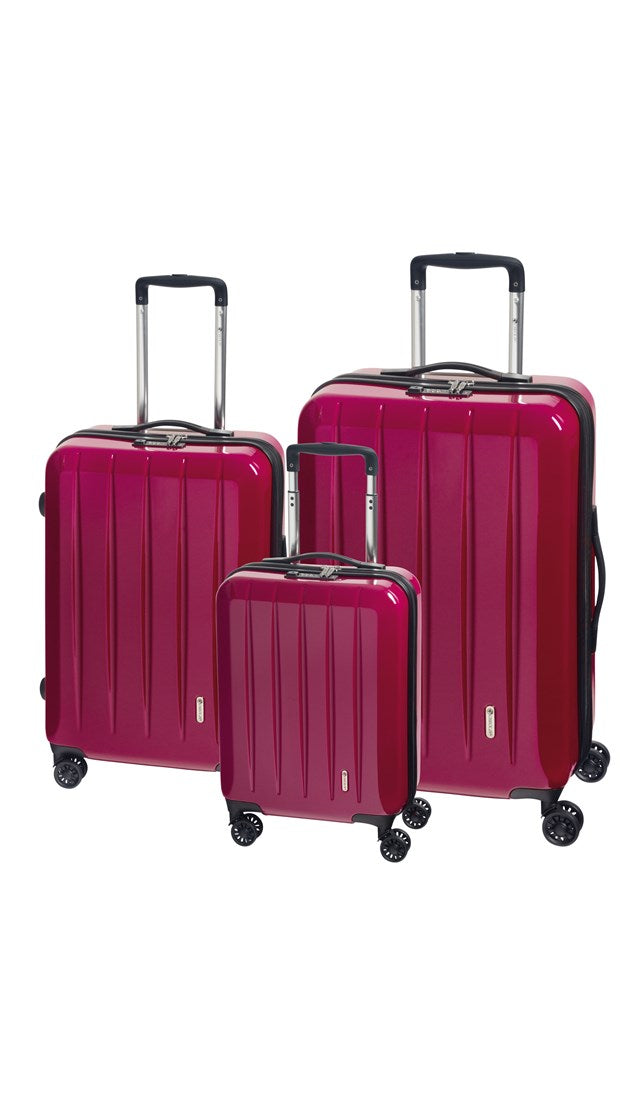 CHECK.IN Trolley-Set LONDON 2.0 3-teilig - Farbe Beere