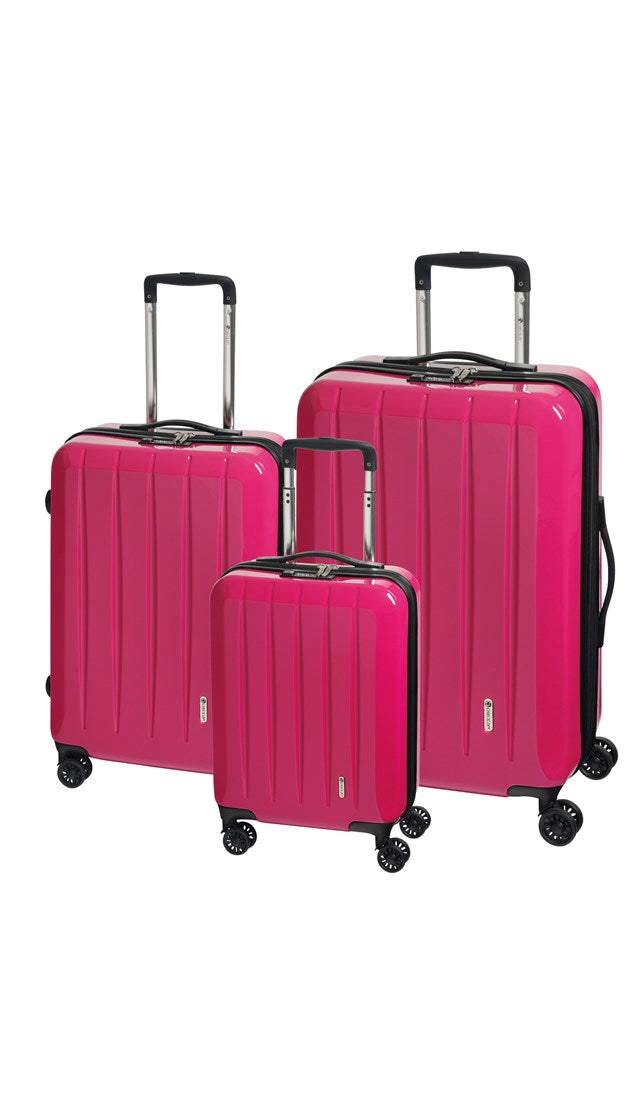 CHECK.IN Trolley-Set LONDON 2.0 3-teilig - Farbe Pink